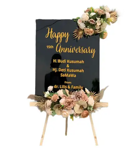 Papan Bunga Akrilik Druju