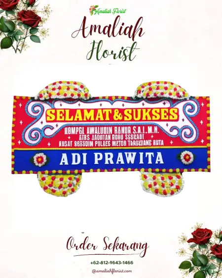 Papan Bunga Ucapan Selamat Druju